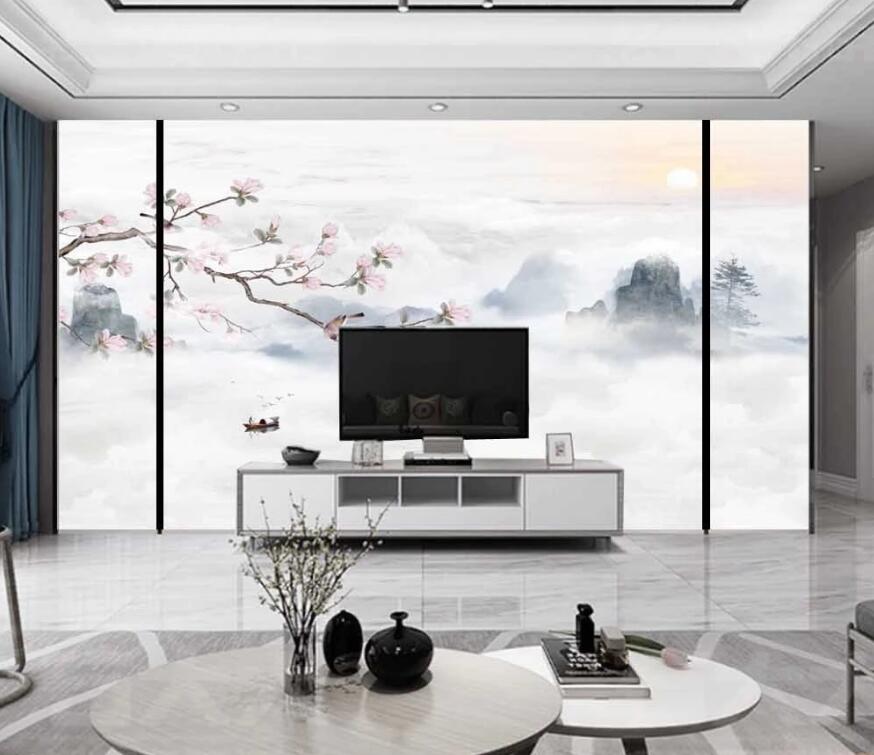 3D A Corner Of An Elegant Plum Blossom 1467 Wall Murals