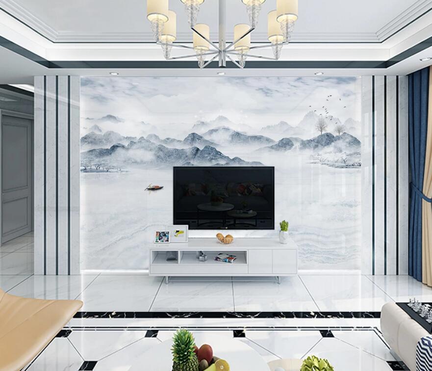 3D The Dimness In The Distance 1458 Wall Murals