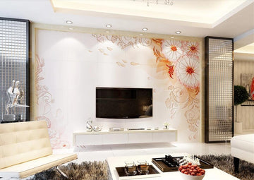 3D Elegant Corner Of Flowers 1148 Wall Murals