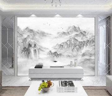 3D Exquisite Mountains Appear 1451 Wall Murals