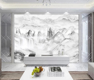 3D Clouds And Mists Are Faint 1450 Wall Murals