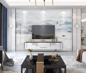 3D Faint Hazy Landscape 1442 Wall Murals