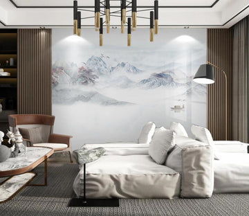 3D Light-colored Charming Mountains 1438 Wall Murals