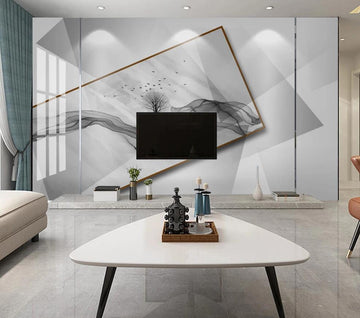 3D Pastel Flowing Ribbon 1436 Wall Murals