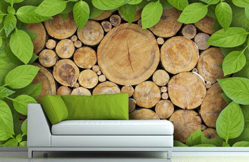 3D Arrangement Of Stakes Of Different Sizes 1072 Wall Murals