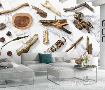 3D Wood Crafts 1189 Wall Murals