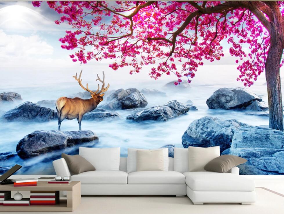 3D Lake Wonderland 1176 Wall Murals