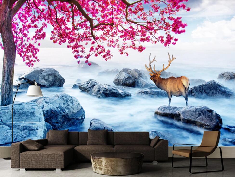 3D Lake Wonderland 1176 Wall Murals