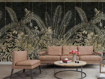 3D Golden Setaria 1217 Wall Murals