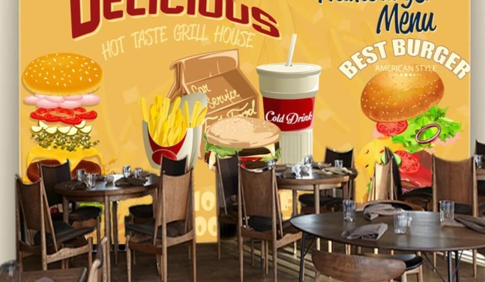 3D Calorie Food 1139 Wall Murals