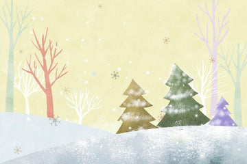 3D Three Color Pine Trees 1170 Wall Murals