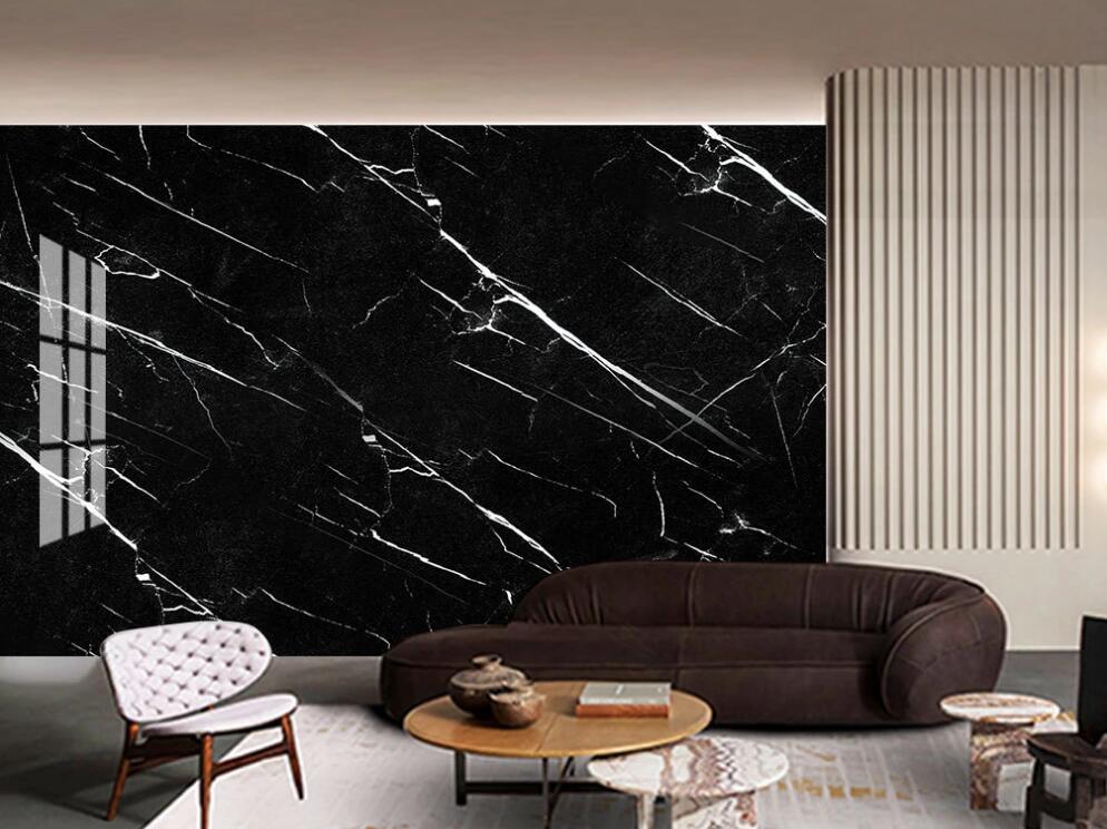 3D Eternal Lines In Black 1402 Wall Murals