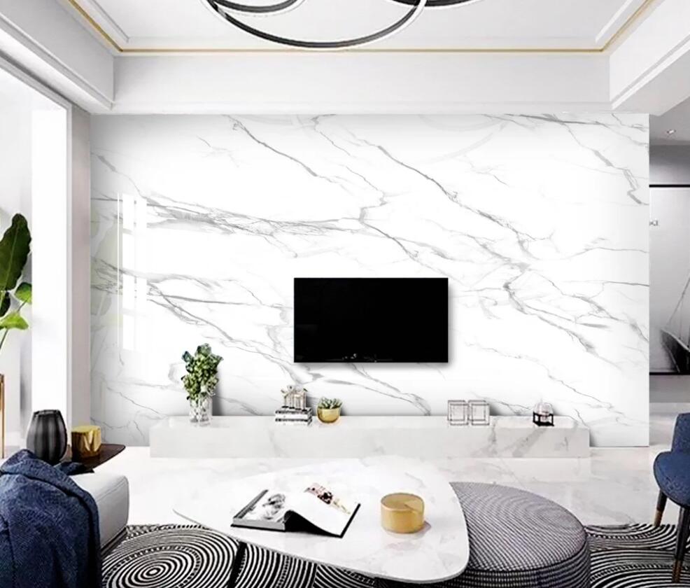 3D Horizontal Gray Lines 1303 Wall Murals