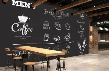 3D Simple Food Llist 1824 Wall Murals