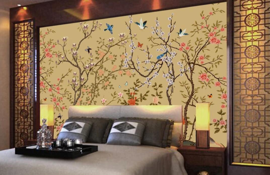 3D Classical Tree Winding 1761 Wall Murals