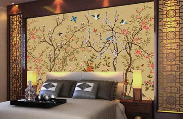 3D Classical Tree Winding 1761 Wall Murals