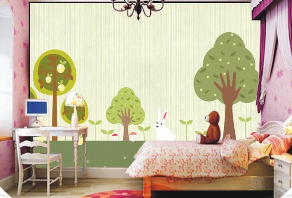 3D Fairy Forest 1806 Wall Murals