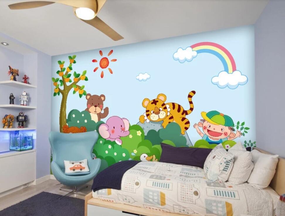 3D Fairy Tale Animal World 1797 Wall Murals