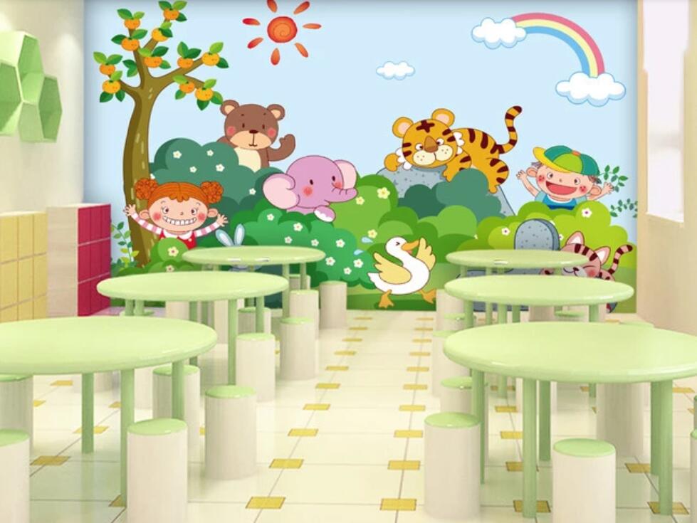 3D Fairy Tale Animal World 1797 Wall Murals