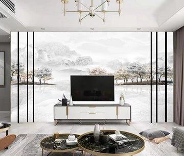 3D Light Landscape Painting 1334 Wall Murals