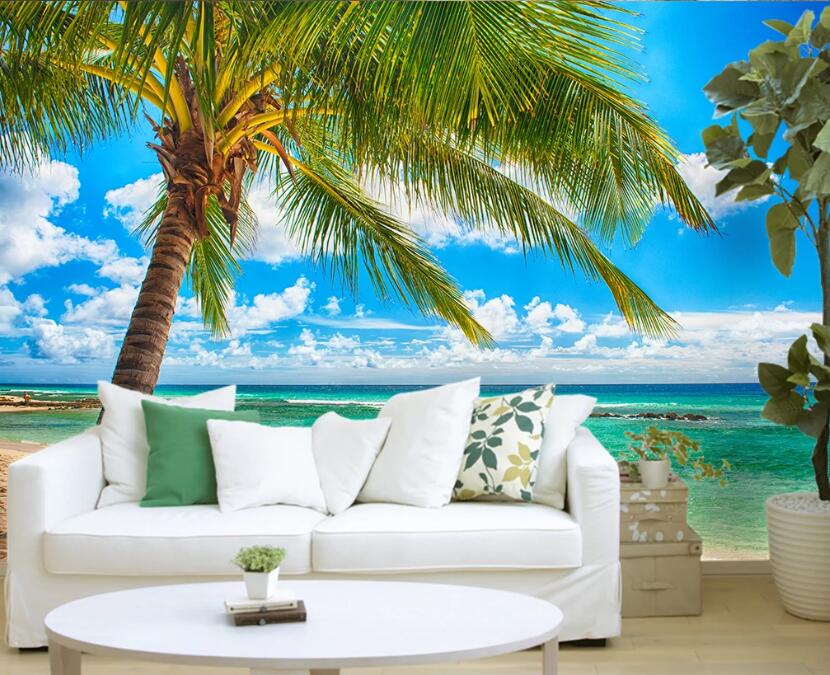 3D Beautiful Fresh Beach 1842 Wall Murals