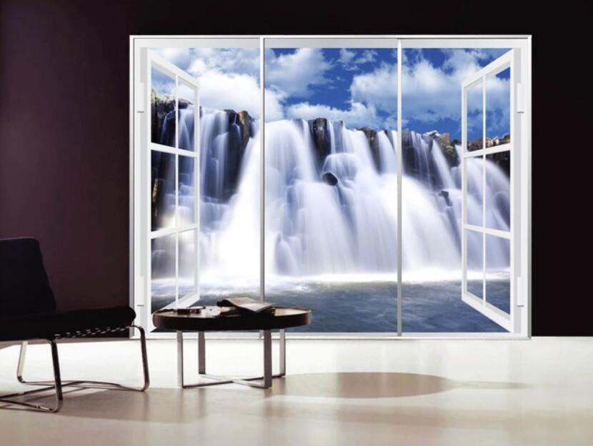 3D Beautiful And Magnificent Waterfall 1777 Wall Murals