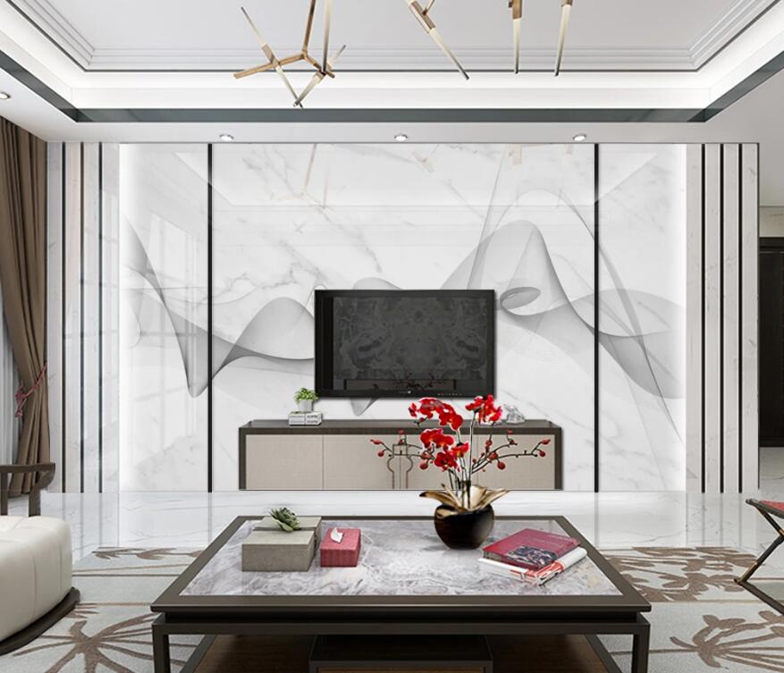 3D Light Ink Ribbon 1366 Wall Murals