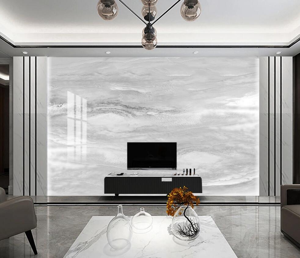 3D Gray Light Ripples 1345 Wall Murals