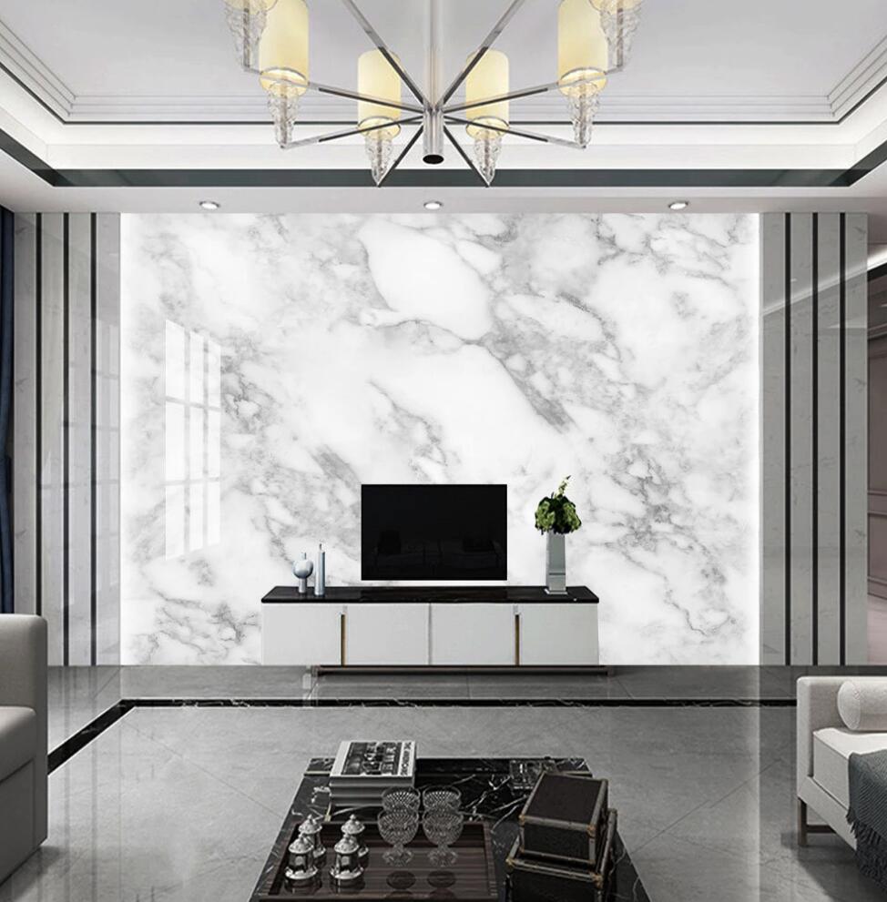3D White And Gray Marble Texture 1342 Wall Murals