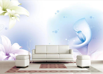 3D Three Elegant Flowers 1782 Wall Murals