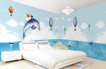 3D Dream Blue Ocean 1821 Wall Murals
