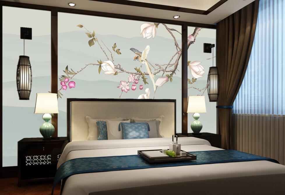 3D The Stretch Of Elegant Flowers 1865 Wall Murals