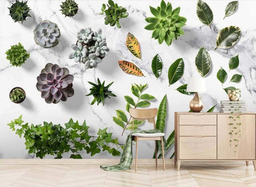 3D Plant Arrangement 1876 Wall Murals