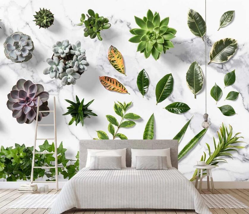 3D Plant Arrangement 1876 Wall Murals