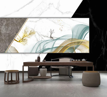 3D Stitched Color Landscape 1318 Wall Murals