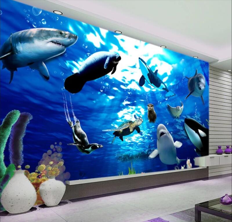 3D Big Ocean Fish 1759 Wall Murals