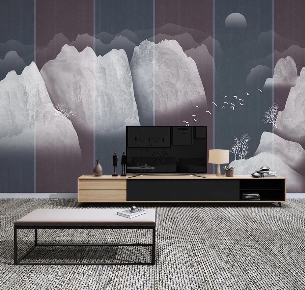3D Advanced Color Cascading 1312 Wall Murals