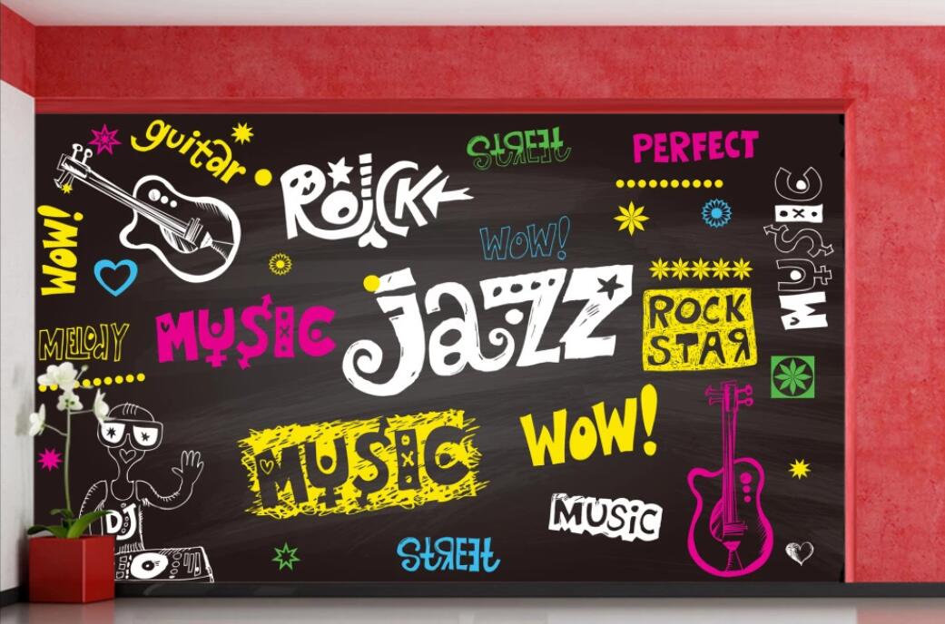 3D Music Style Intersection 1832 Wall Murals