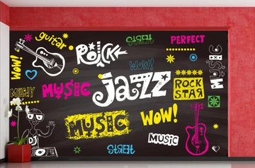 3D Music Style Intersection 1832 Wall Murals