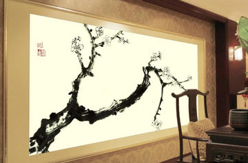 3D Thick Black Branches 1838 Wall Murals