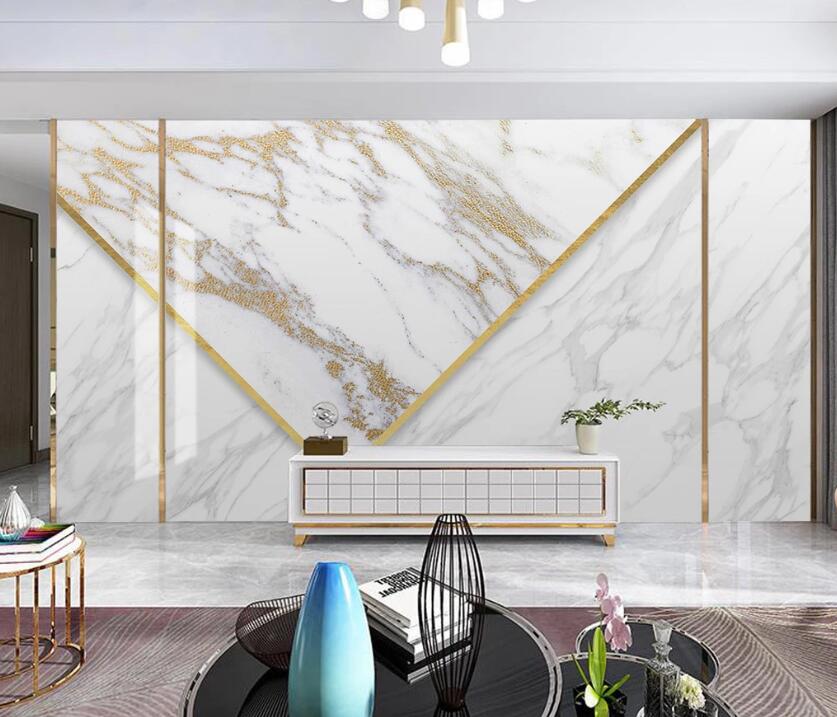 3D Golden Texture Spread 1986 Wall Murals