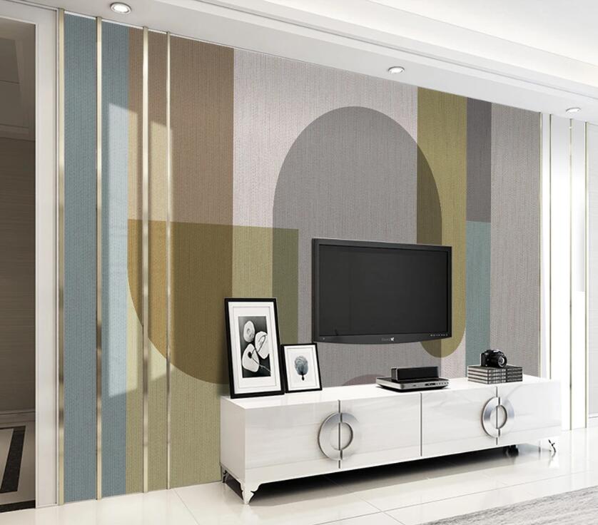 3D Elegant Colored Geometry 1979 Wall Murals