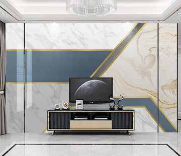 3D Four-color Irregular Distribution 1971 Wall Murals