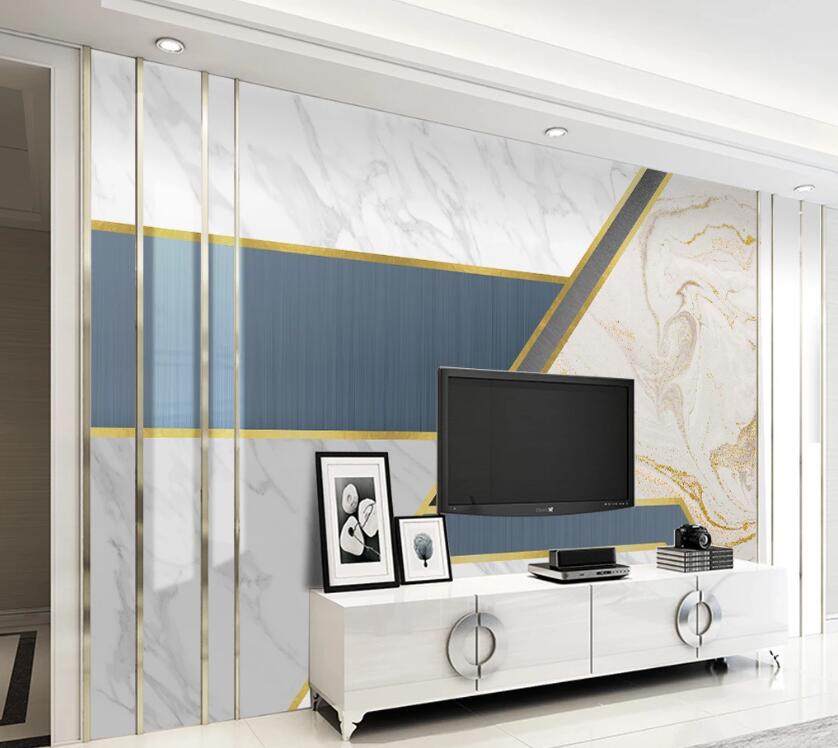 3D Four-color Irregular Distribution 1971 Wall Murals