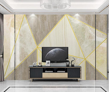 3D Bright Geometric Handover 1942 Wall Murals