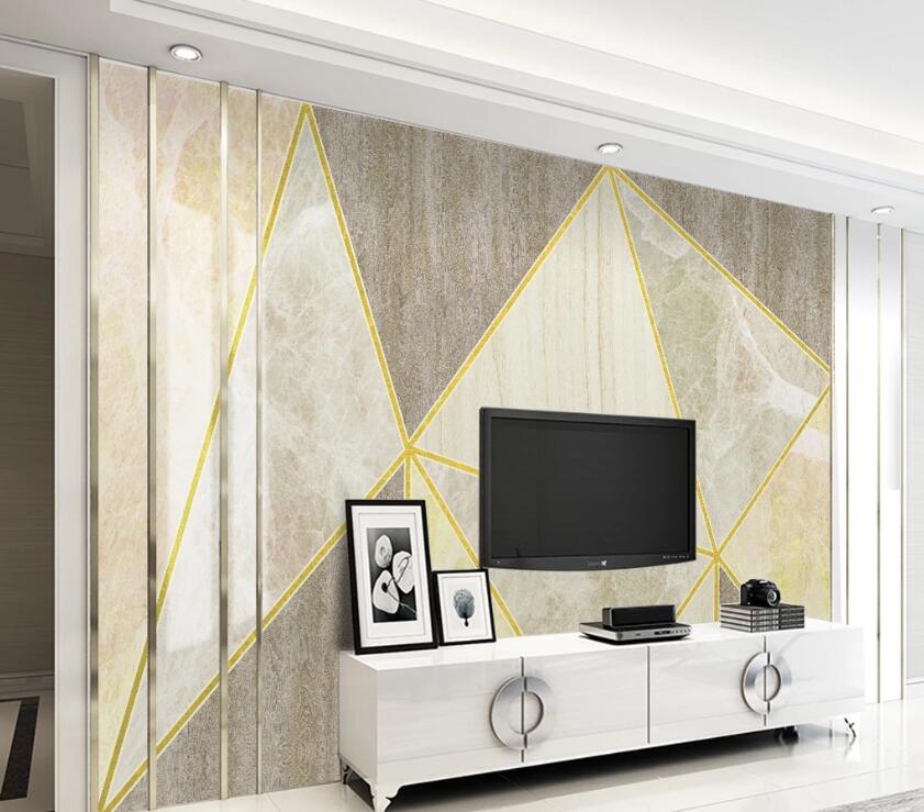 3D Bright Geometric Handover 1942 Wall Murals