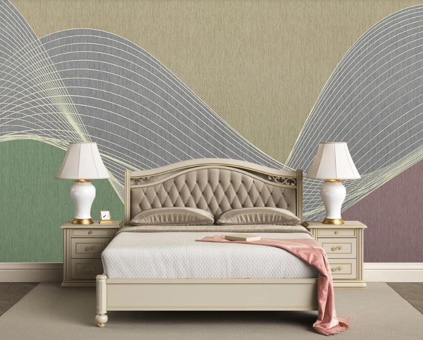 3D Four-color Art Surging 1922 Wall Murals