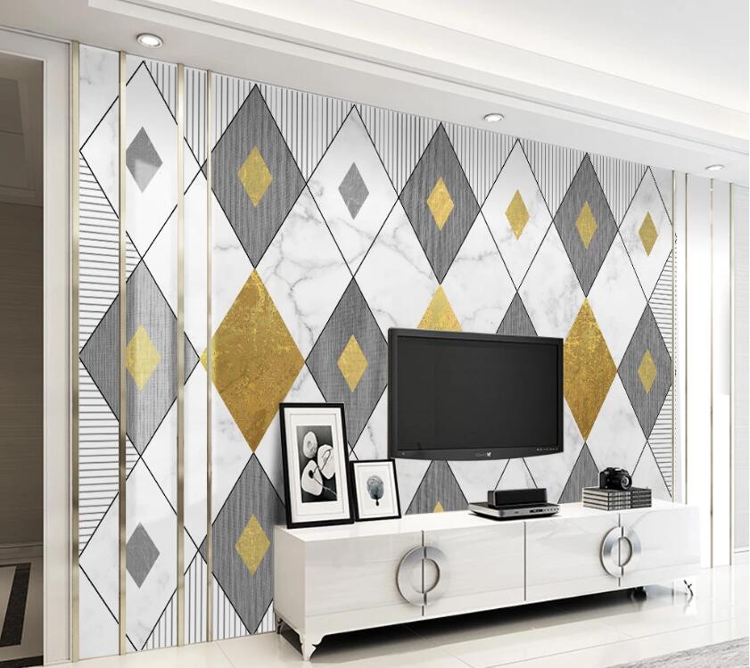 3D Diamond Color Transfer 1899 Wall Murals