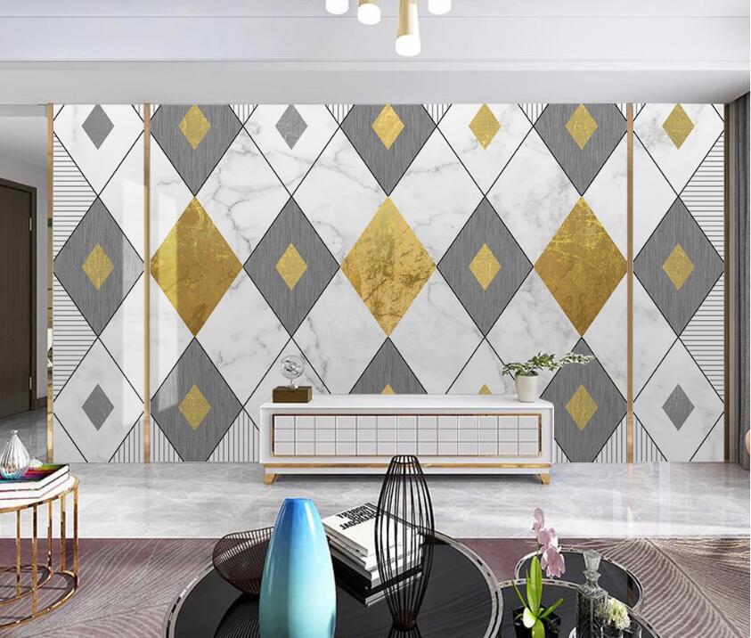 3D Diamond Color Transfer 1899 Wall Murals