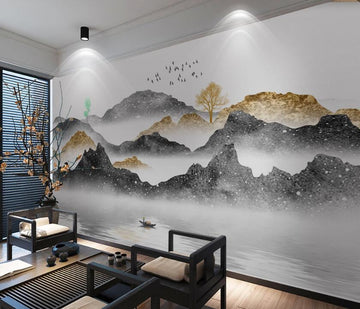 3D Rich And Rolling Mountains 1896 Wall Murals